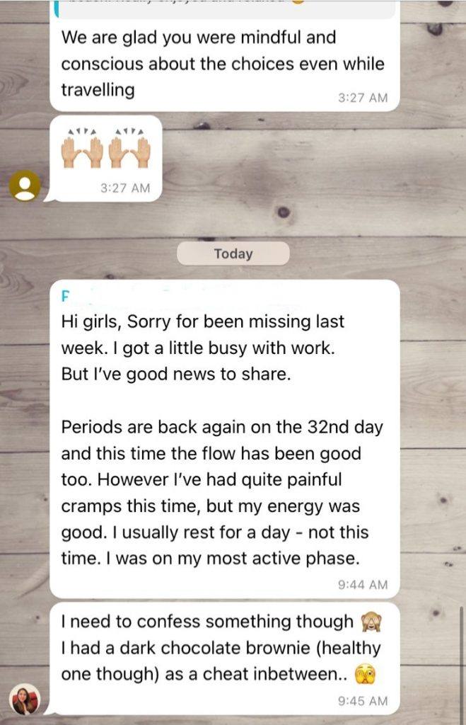 Experience improvement in less flow of periods with our diet program