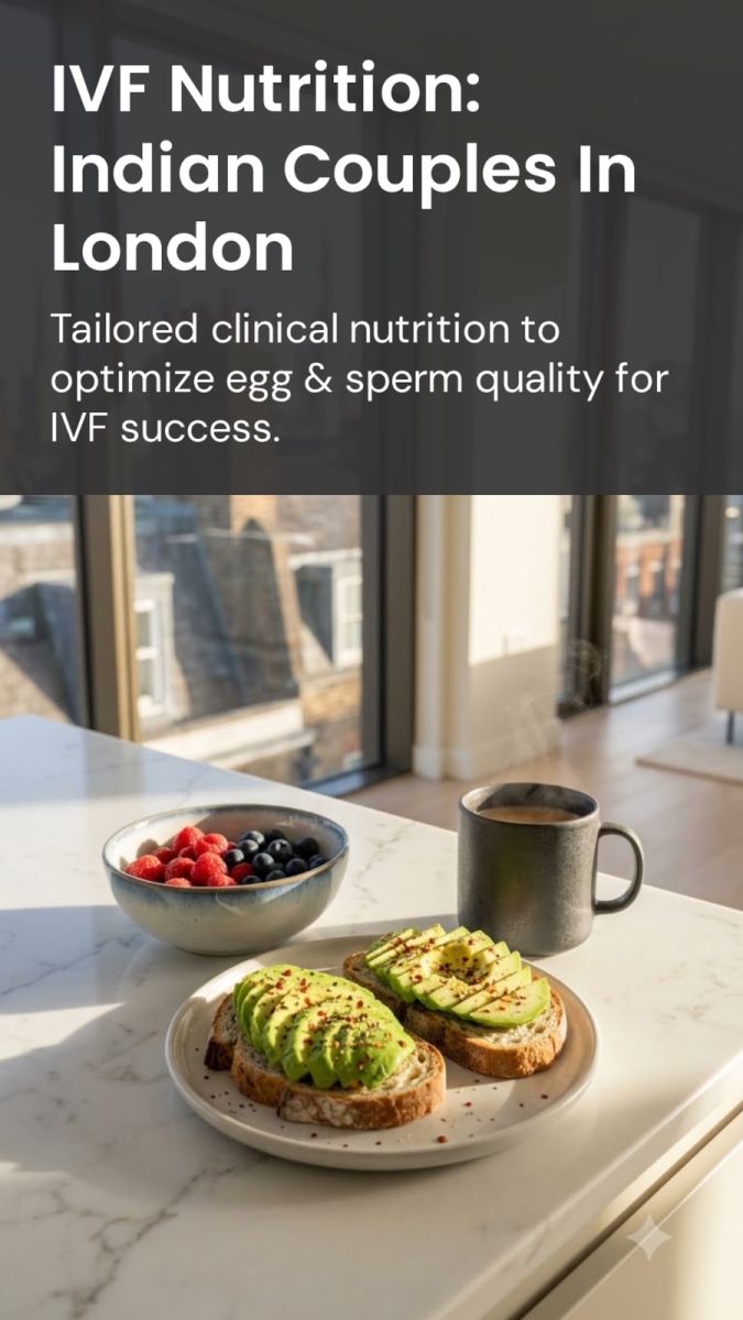 Best IVF Nutritionist in London for Indians: How Diet and Lifestyle May Support IVF Success for Indian Couples in the UK