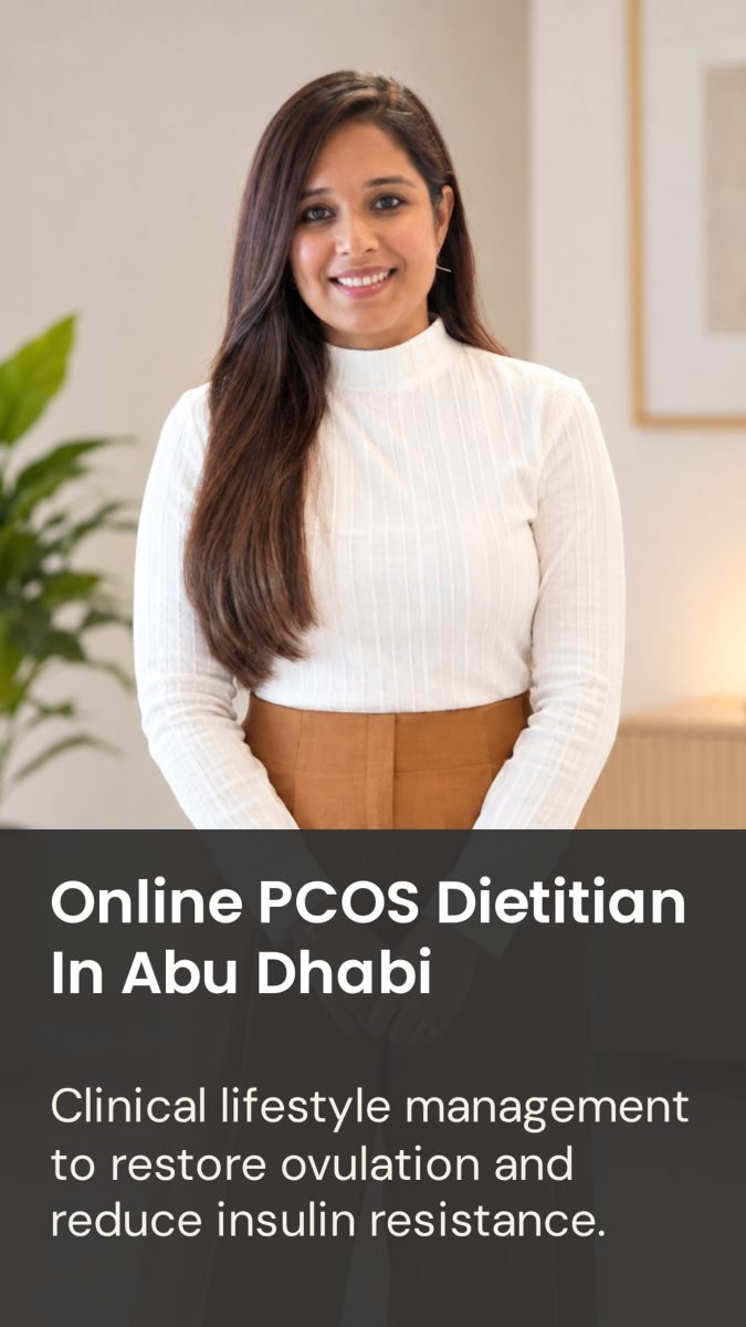 Best Online PCOS/PMOS Dietitian in Abu Dhabi: 36 Questions Answered on Diet, Lifestyle & Fertility (For Women 30–45)