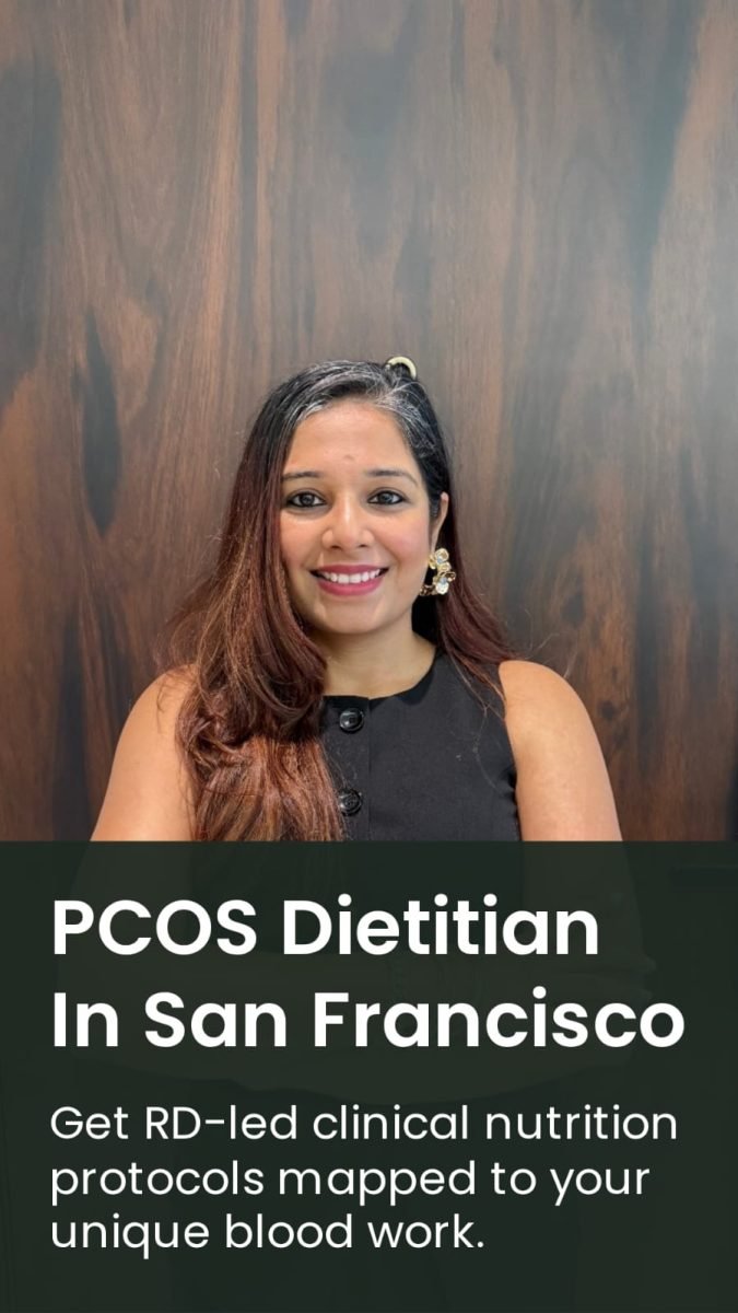 Best Online PCOS/PMOS Dietitian in San Francisco: 34 Questions Answered for American & Indian Women (Ages 30–45)