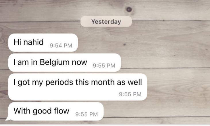 Our international client experiencing increase in less flow of periods with our diet program